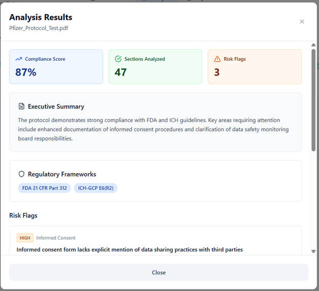 #  OMNY-ANALYST: Autonomous Regulatory Intelligence – screenshot 13