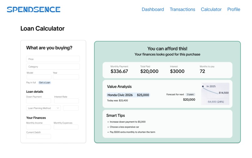 SpendSence – screenshot 2