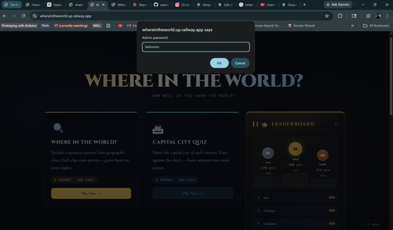 Where in the World trivia game – screenshot 2