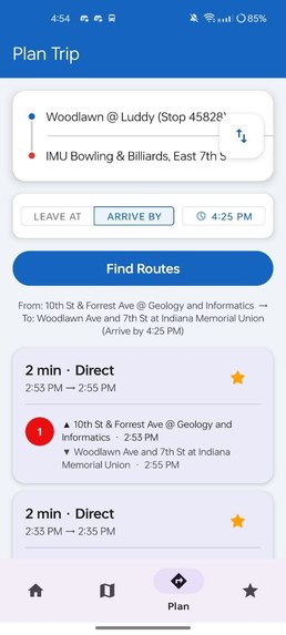 BtownTransit – screenshot 3