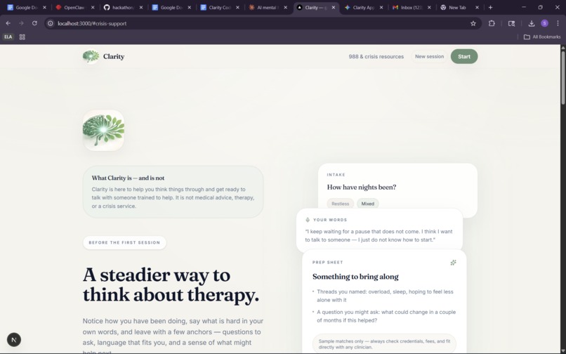 Clarity  – screenshot 1