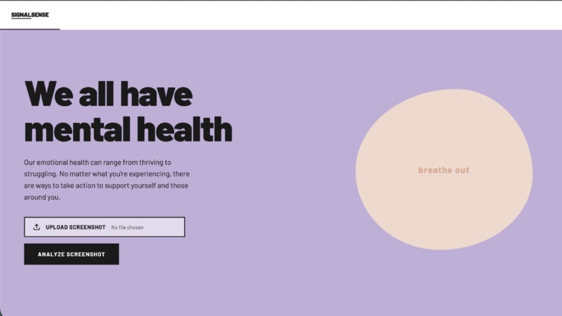 SignalSense – screenshot 1