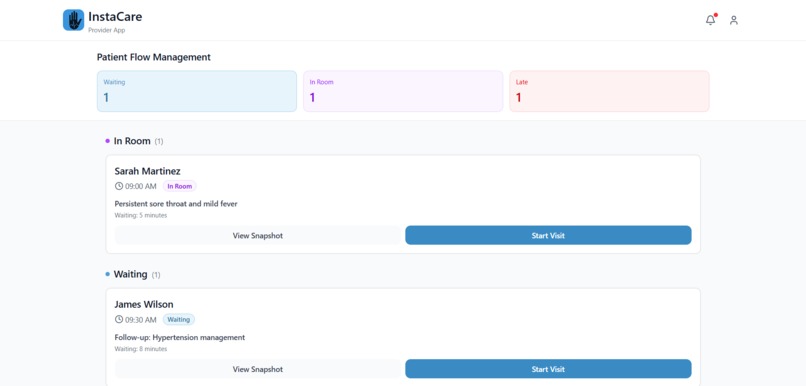 InstaCare – screenshot 2