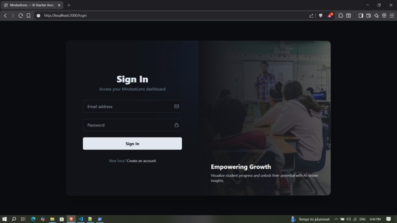 MindsetLens: Because every student's mindset matters – screenshot 1