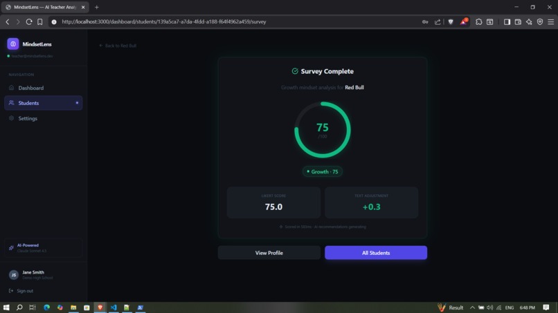 MindsetLens: Because every student's mindset matters – screenshot 7