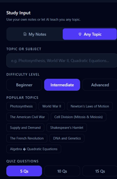 StudyFlow AI – screenshot 2