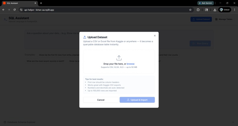 SQL-Assistant – screenshot 2