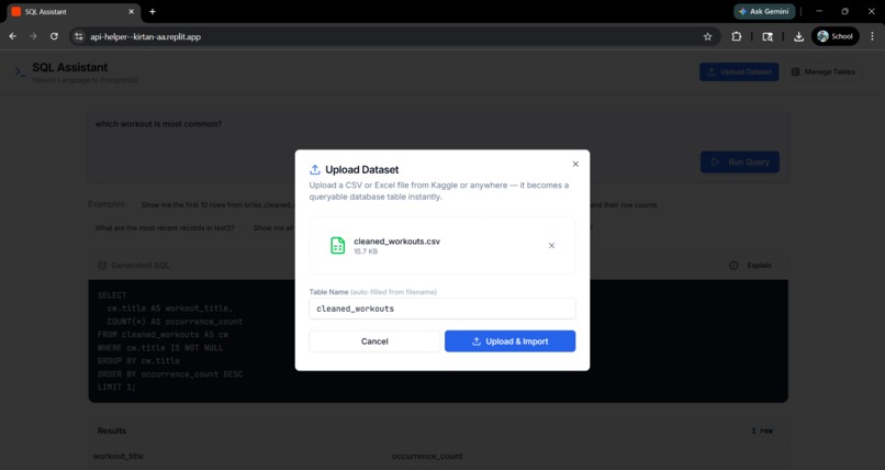 SQL-Assistant – screenshot 3