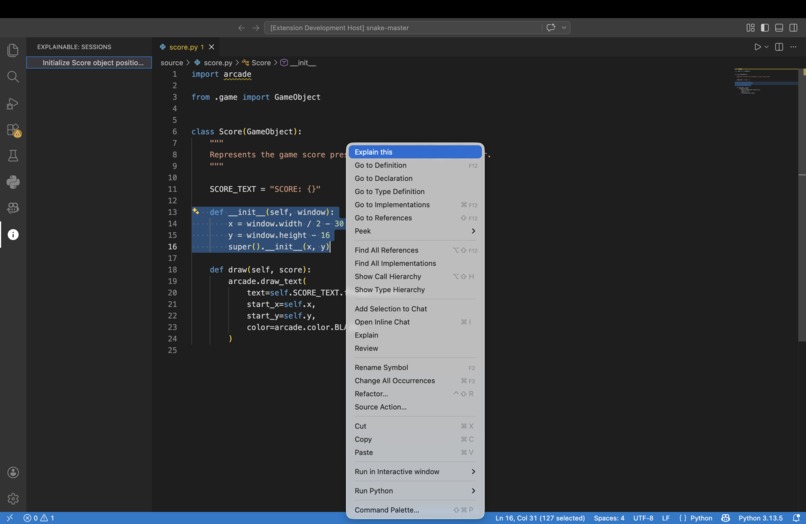 Explainable – screenshot 2