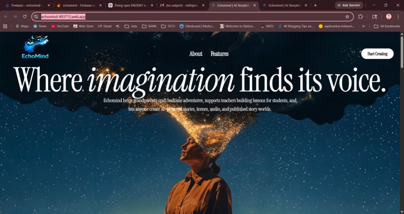 EchoMind-AI-Storytelling – screenshot 1