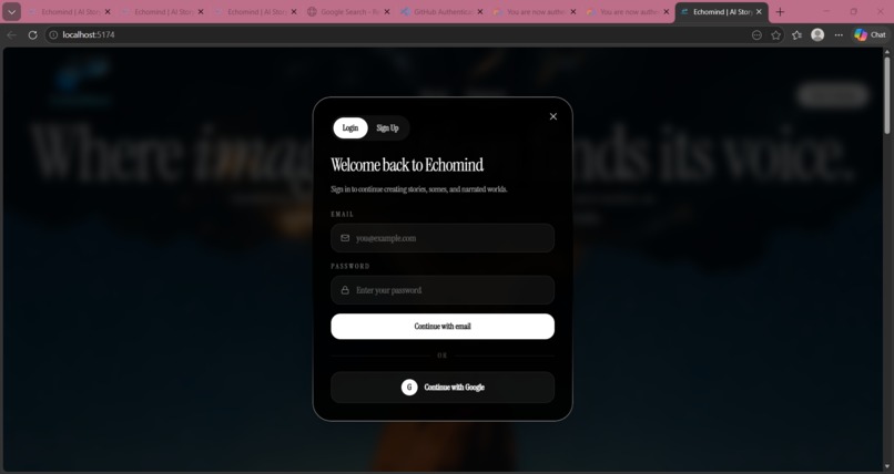 EchoMind-AI-Storytelling – screenshot 2