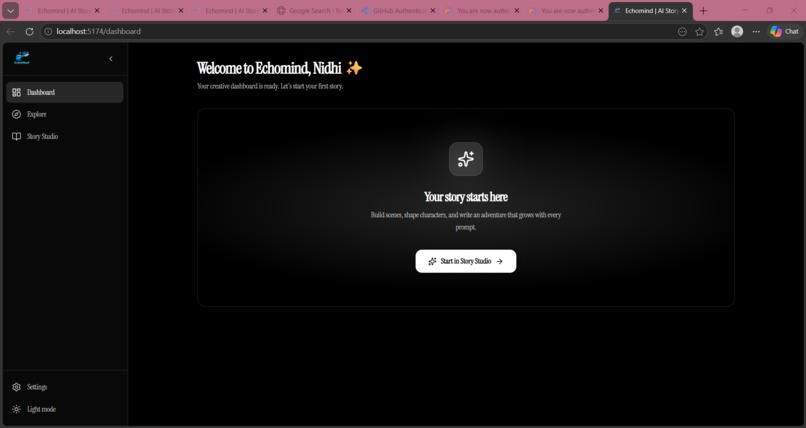 EchoMind-AI-Storytelling – screenshot 3