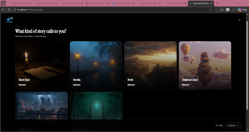 EchoMind-AI-Storytelling – screenshot 4