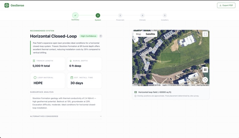 GeoSense – screenshot 4