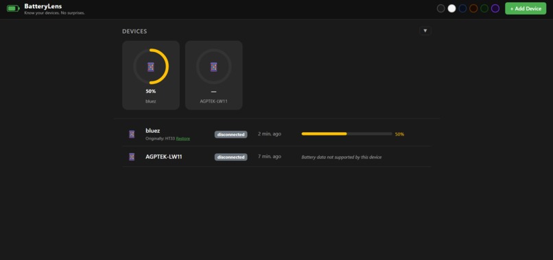 BatteryLens – screenshot 1