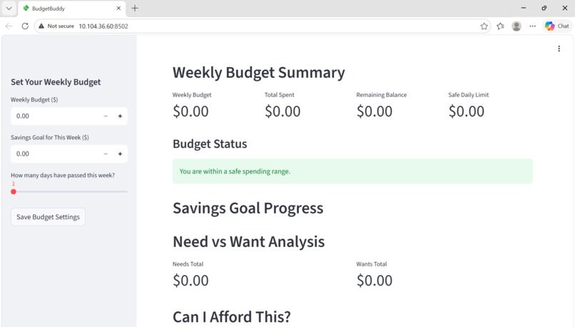 BudgetBuddy – screenshot 2