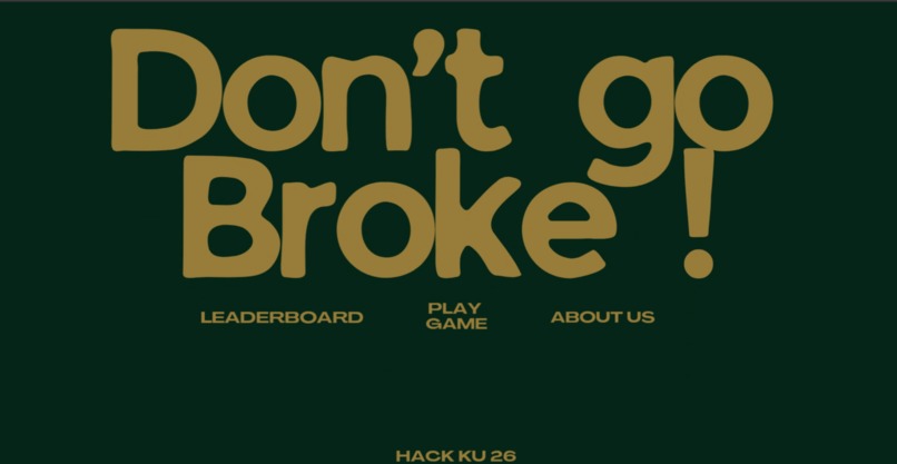 DON'T GO BROKE ! – screenshot 1