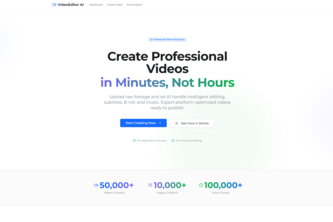 VideoEditor AI