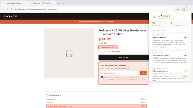 UXposed – screenshot 1