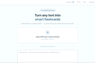 FlashMind — Smart Flashcard Generator