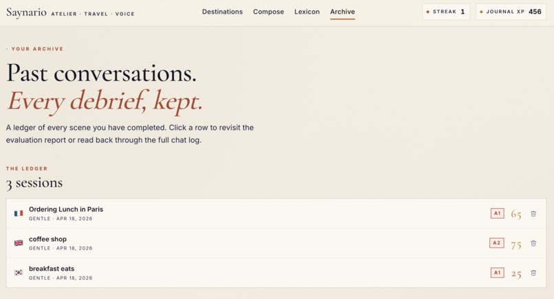 Saynario – screenshot 8