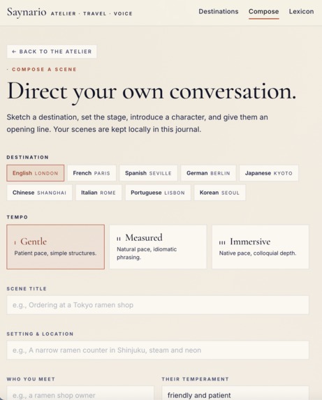 Saynario – screenshot 4