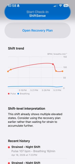 ShiftSense – screenshot 2