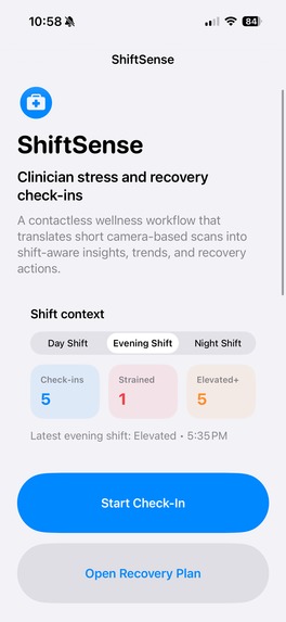 ShiftSense – screenshot 1