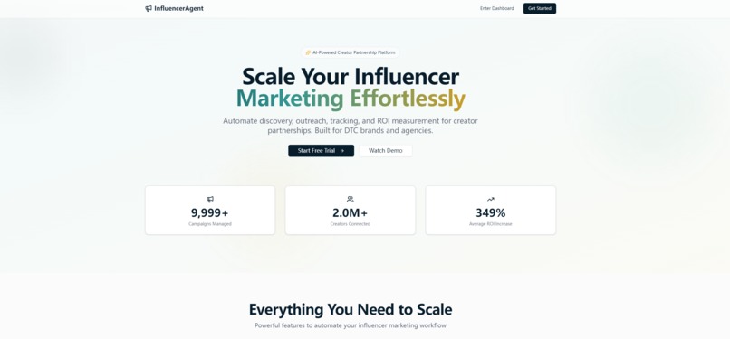 InfluencerAgent – screenshot 1