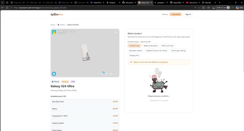 SparePart – screenshot 1