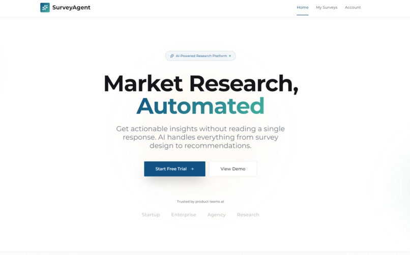 SurveyAgent – screenshot 1