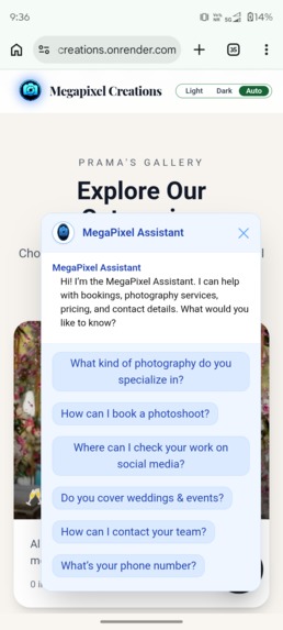 Megapixel creation  – screenshot 3