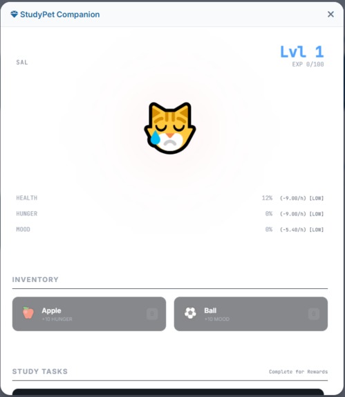StudyPet – screenshot 4
