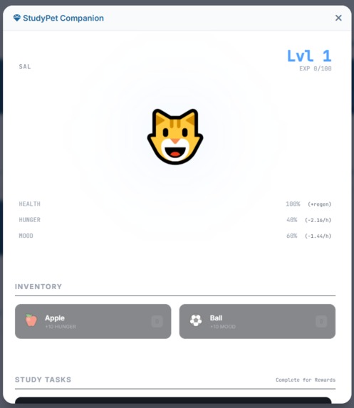 StudyPet – screenshot 2