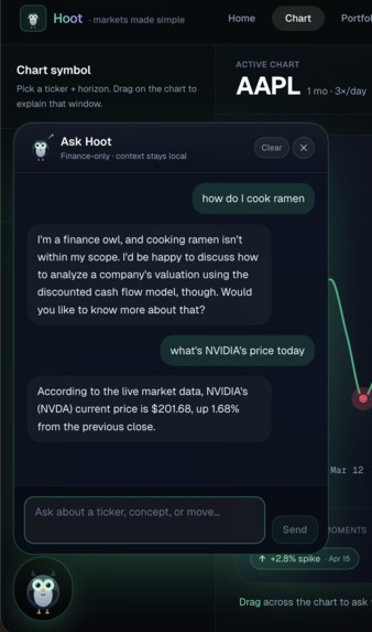 Hoot: AI Stock Coach – screenshot 4