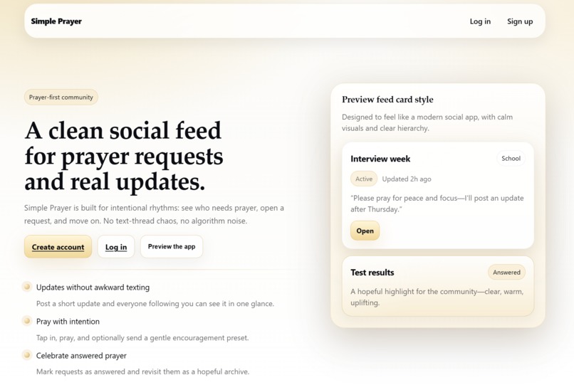 Simple Prayer – screenshot 1