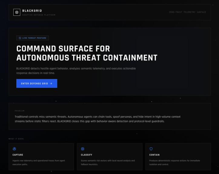 BlackGrid – screenshot 1