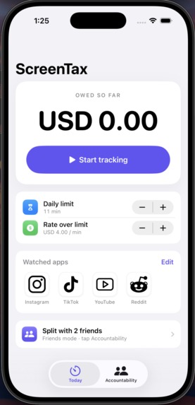 Screen Tax – screenshot 1