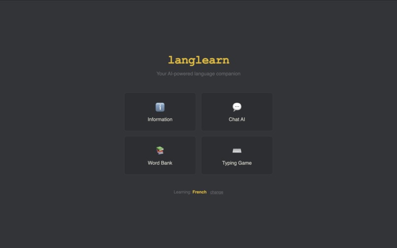 Langlearn – screenshot 1