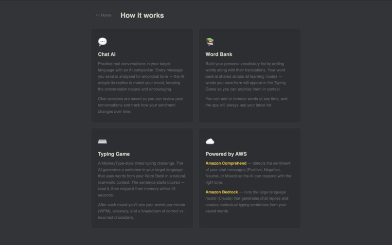 Langlearn – screenshot 2