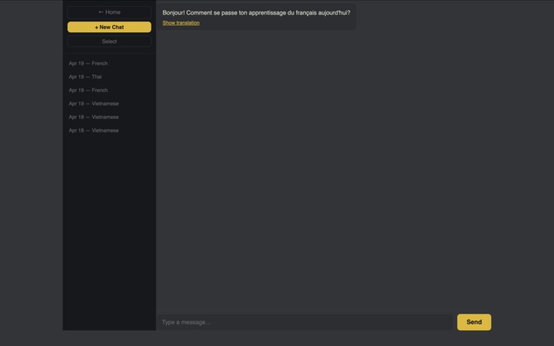 Langlearn – screenshot 3