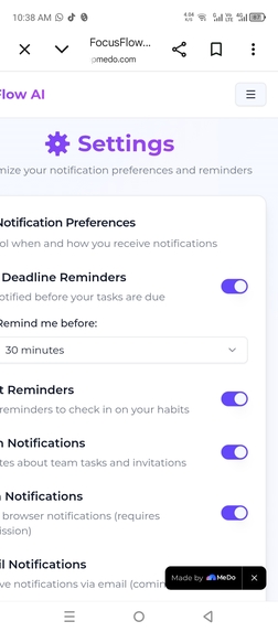 FocusFlow AI – screenshot 4
