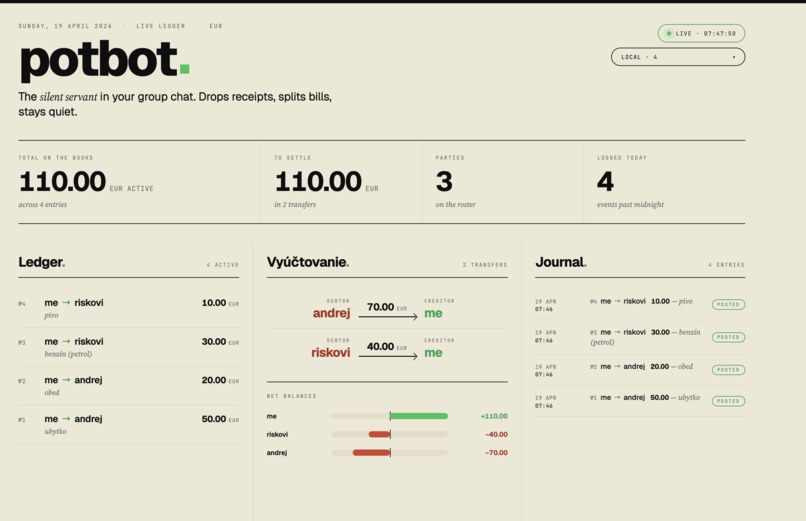 potbot – screenshot 2