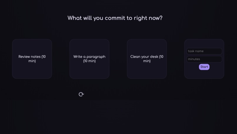 Commit – screenshot 1