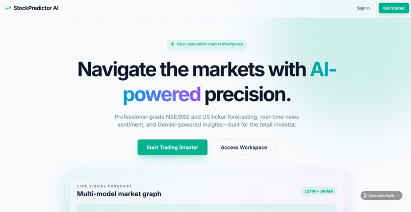 StockPredictor-AI – screenshot 2