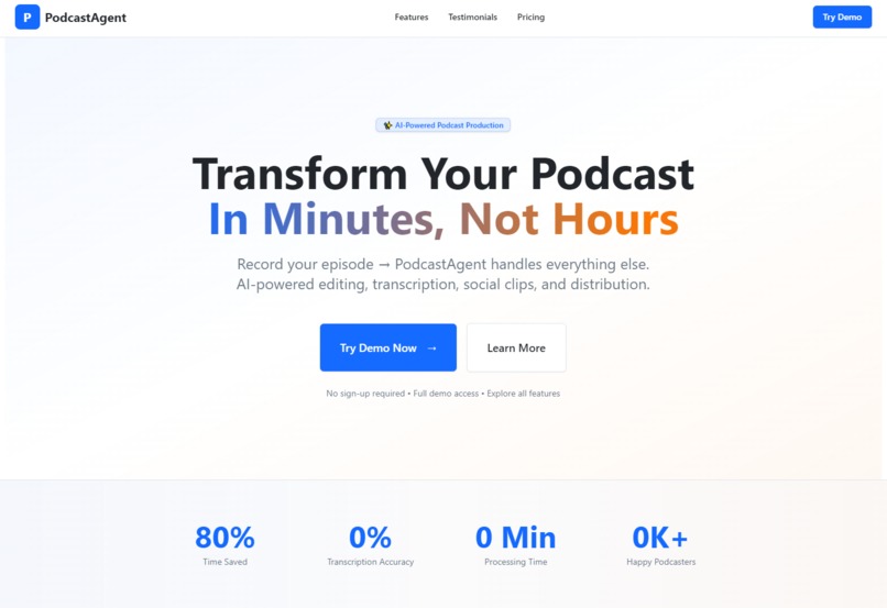 PodcastAgent – screenshot 1