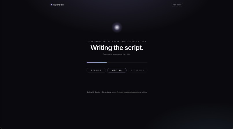 Paper2Pod – screenshot 1