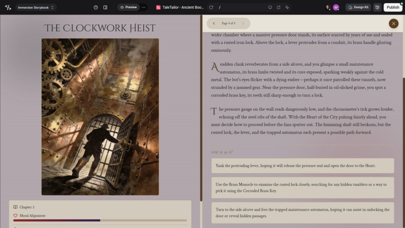TaleTailor – screenshot 3
