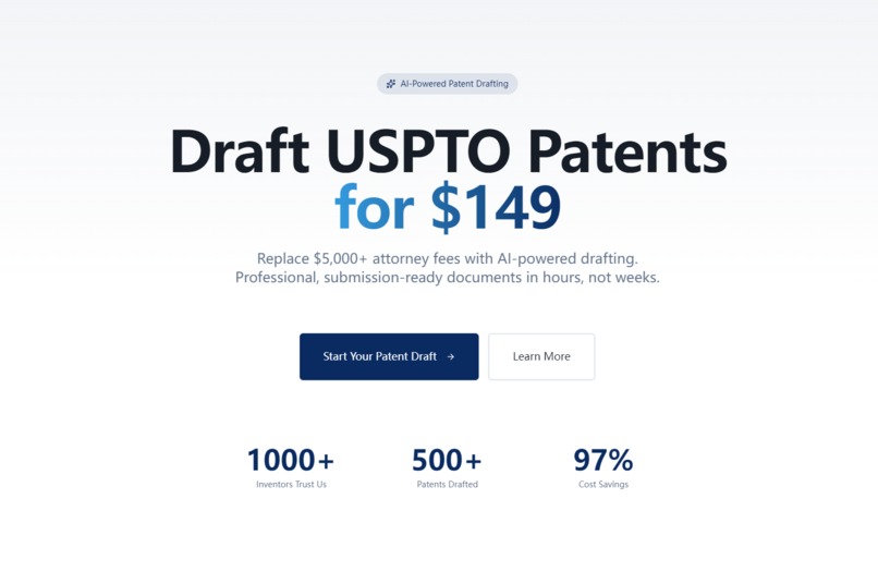 PatentDraft AI – screenshot 1