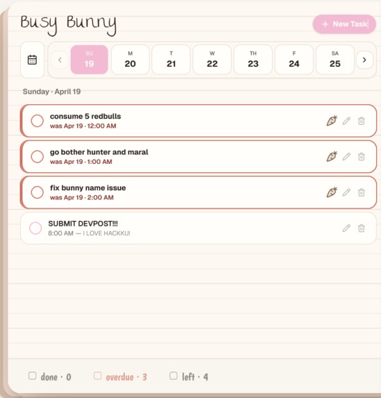 Busy Bunny: A Gamified To-Do List – screenshot 7